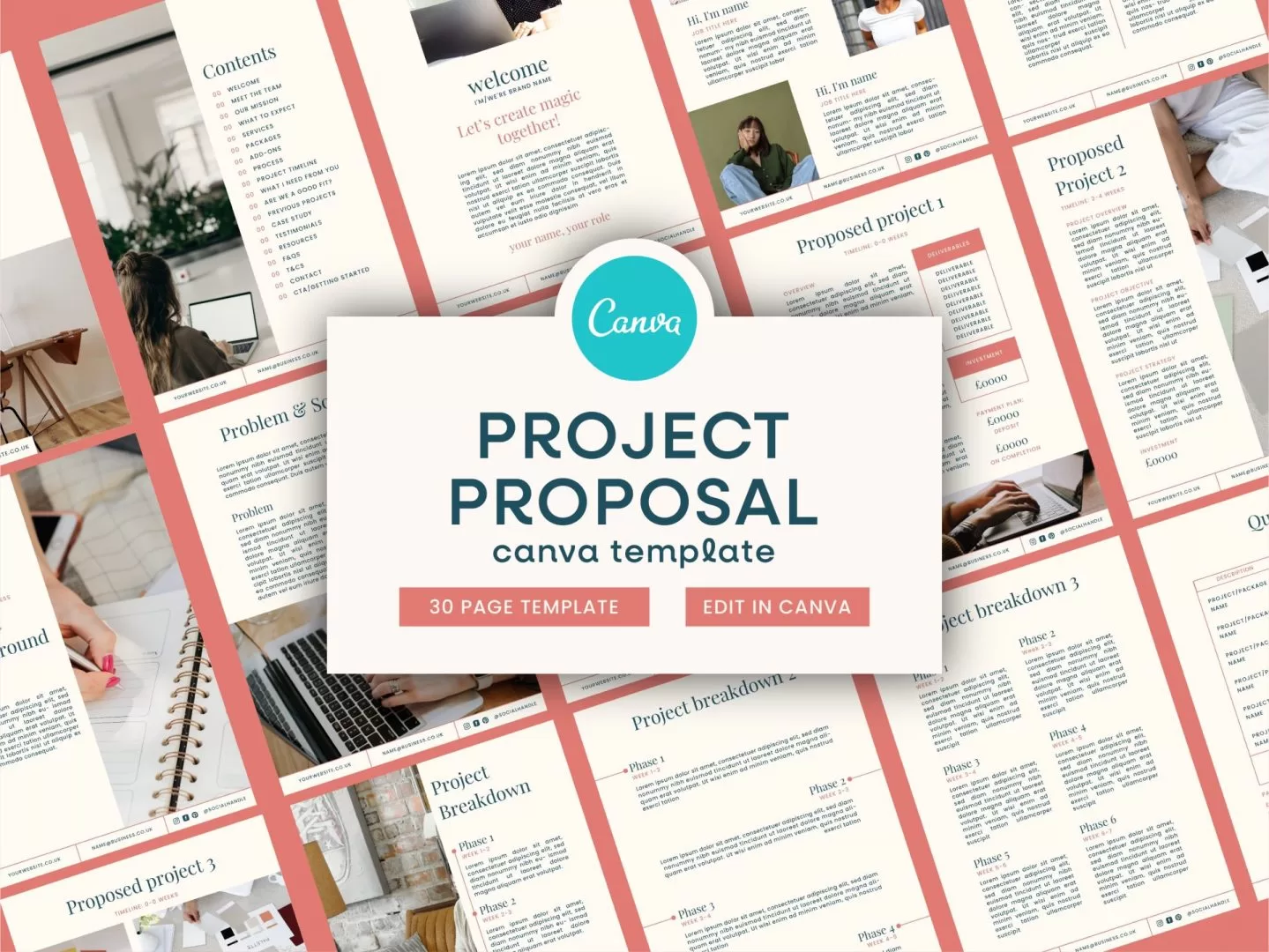 Project Proposal Canva Template