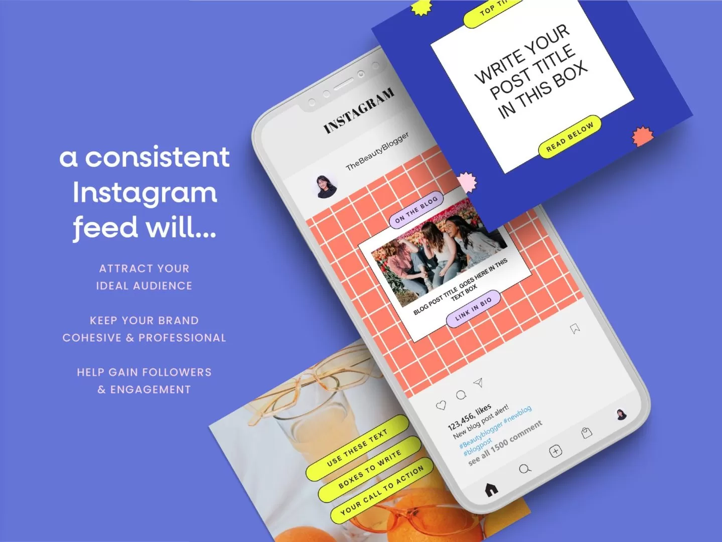 Pastel Retro Instagram Canva Templates