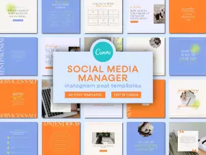 Social Media Manager Instagram Templates