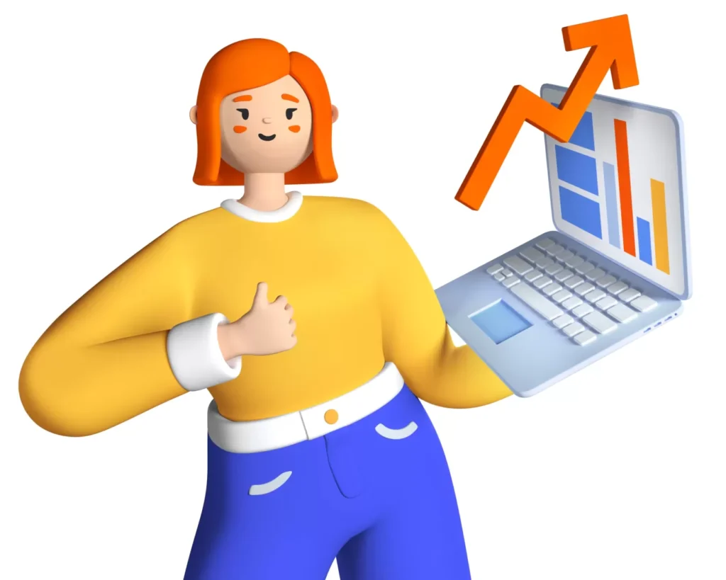Ginger Woman Business Start Up 3D Model