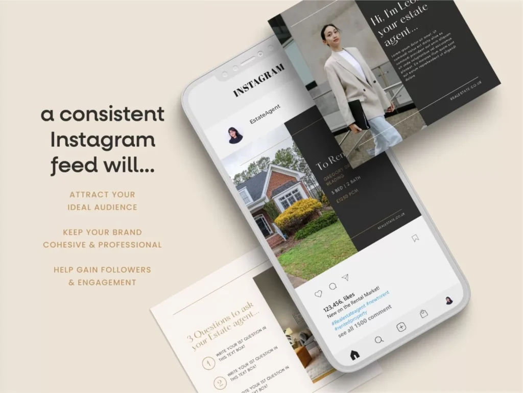Luxury Real Estate Instagram Template Bundle 6