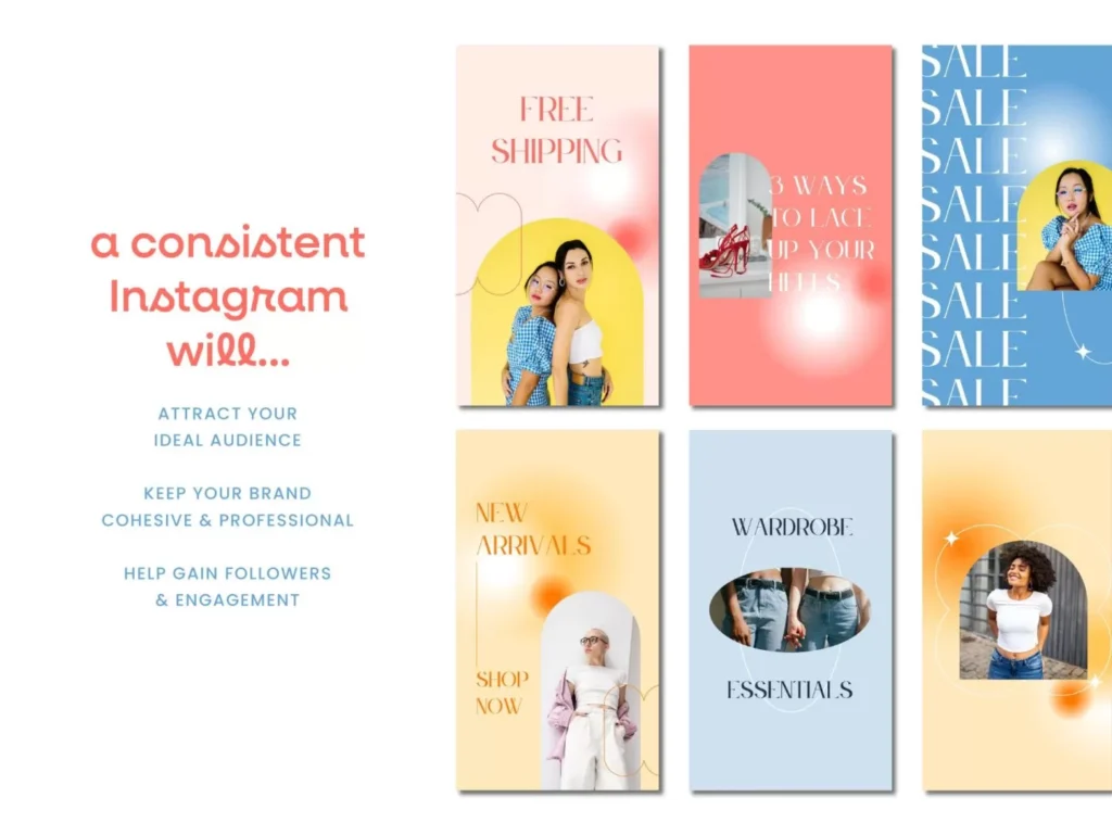 Gradient Ecommerce Instagram Template Stories 5