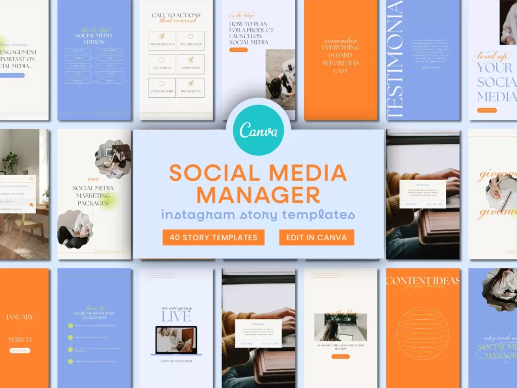 Social Media Manager Instagram Template Stories 1