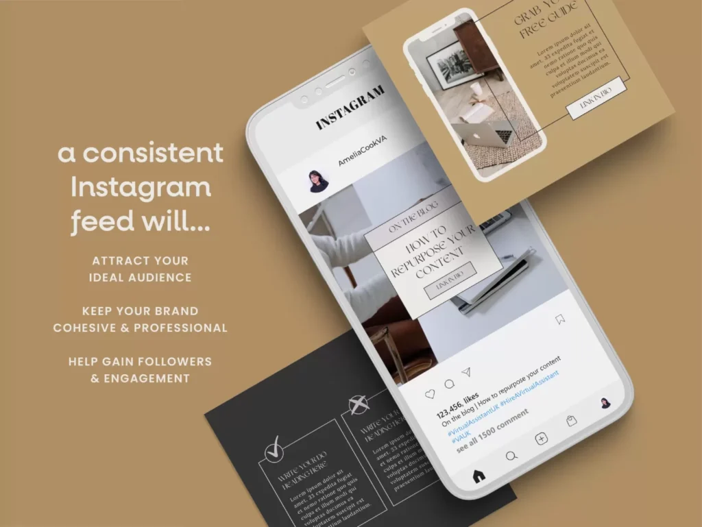 Modern Virtual Assistant Instagram Template Bundle 3