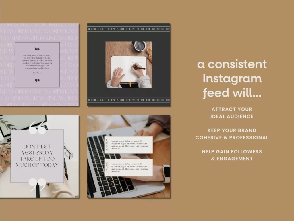 Modern Virtual Assistant Instagram Template Posts 6