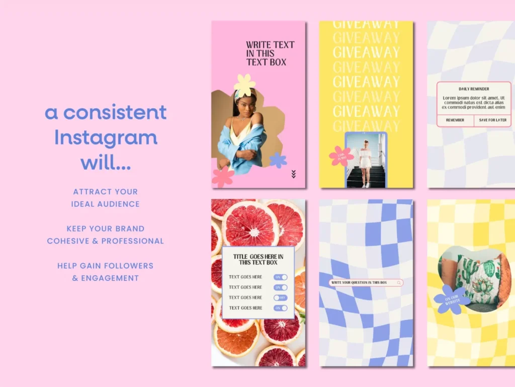Pastel Flower Instagram Template Stories 5