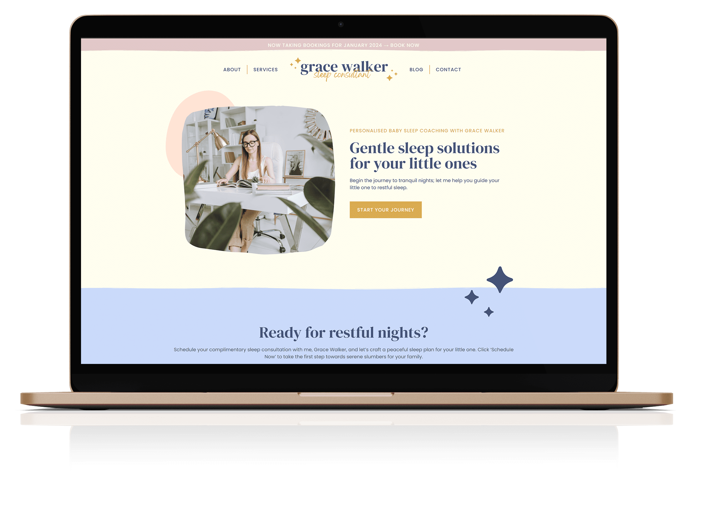 Grace Walker Website Mock Up