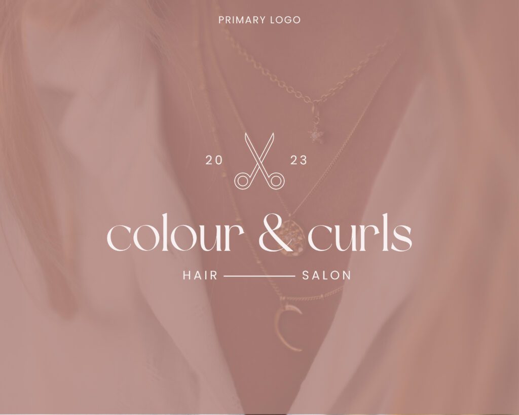 Premade Canva Logo Template - Hair Salon Logo 3