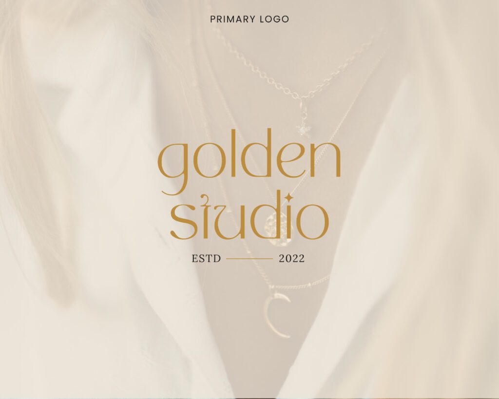 Premade Canva Logo Template - Luxury Shop Logo 3