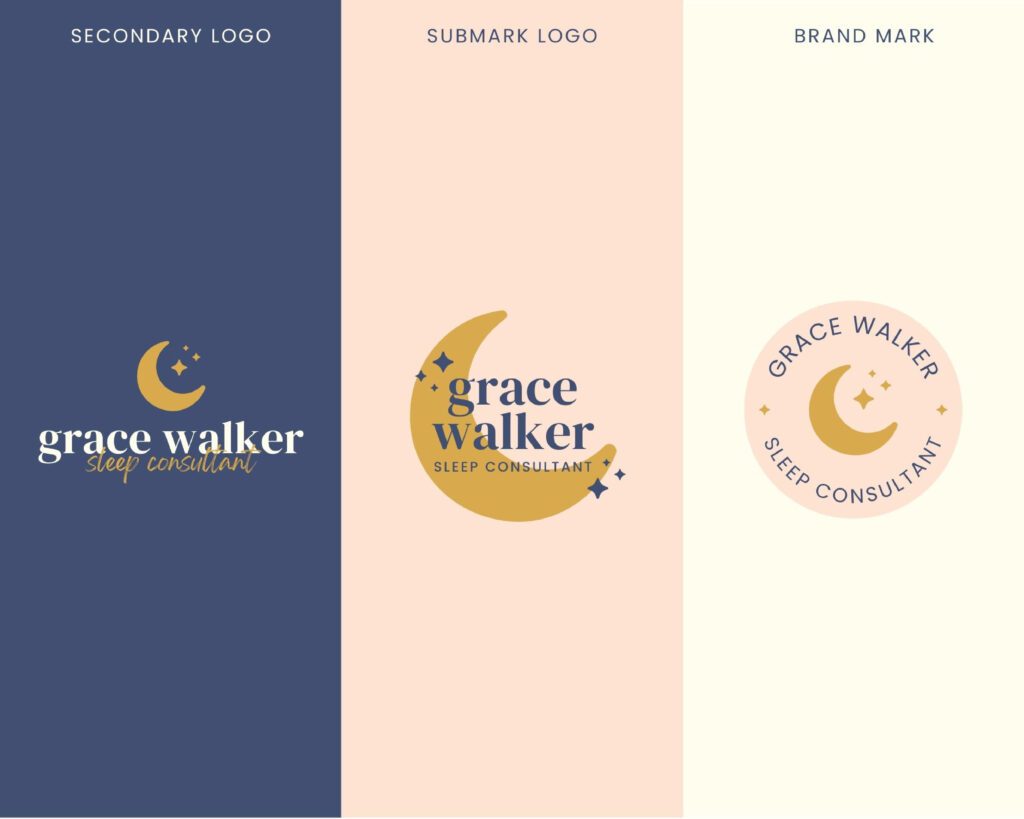 Customisable Canva Logo Template - Sleep Coach Logo 4