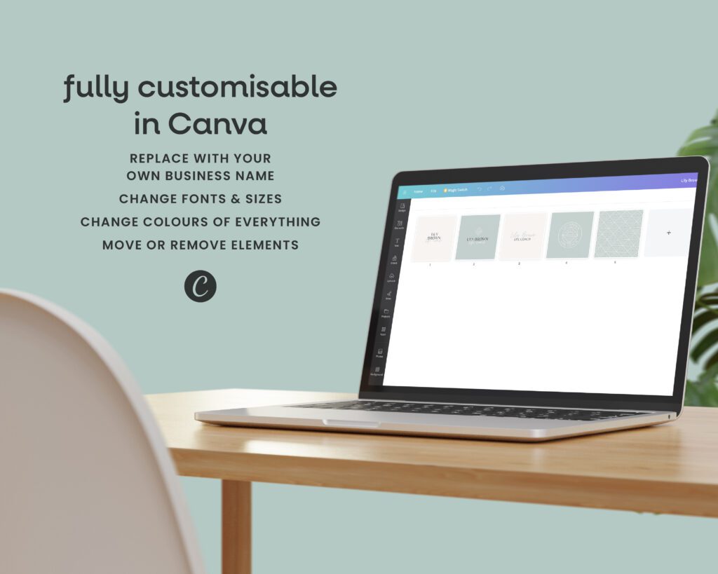 Editable Canva Logo Template - Life Coach Logo 5