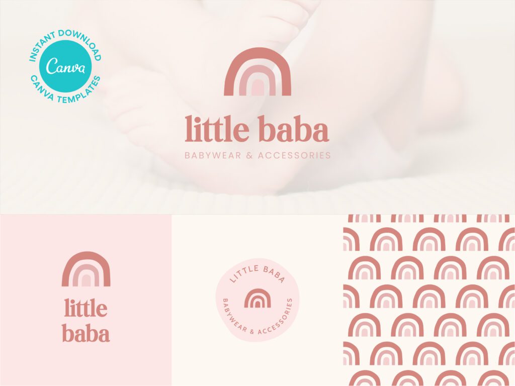 Customisable Canva Logo Template - Baby Logo 1