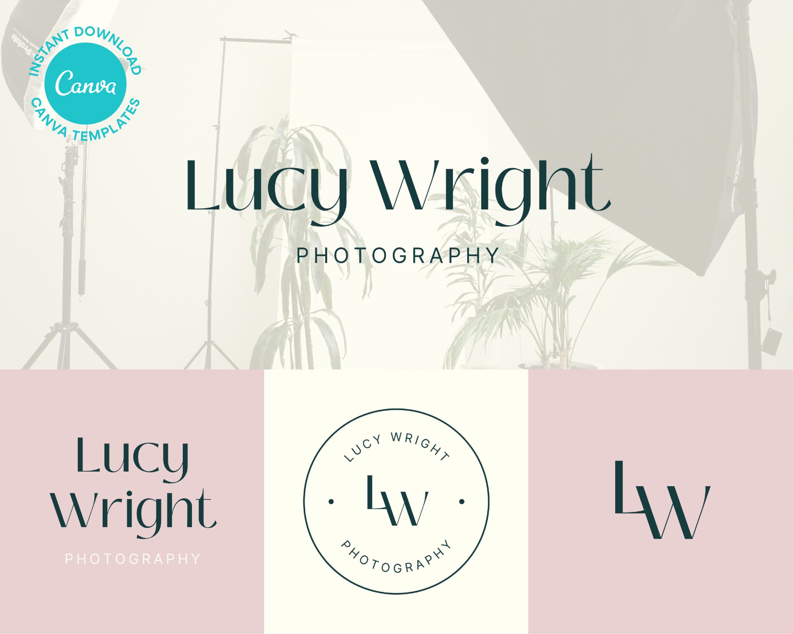 Customisable Canva Logo Template - Photography Logo 1