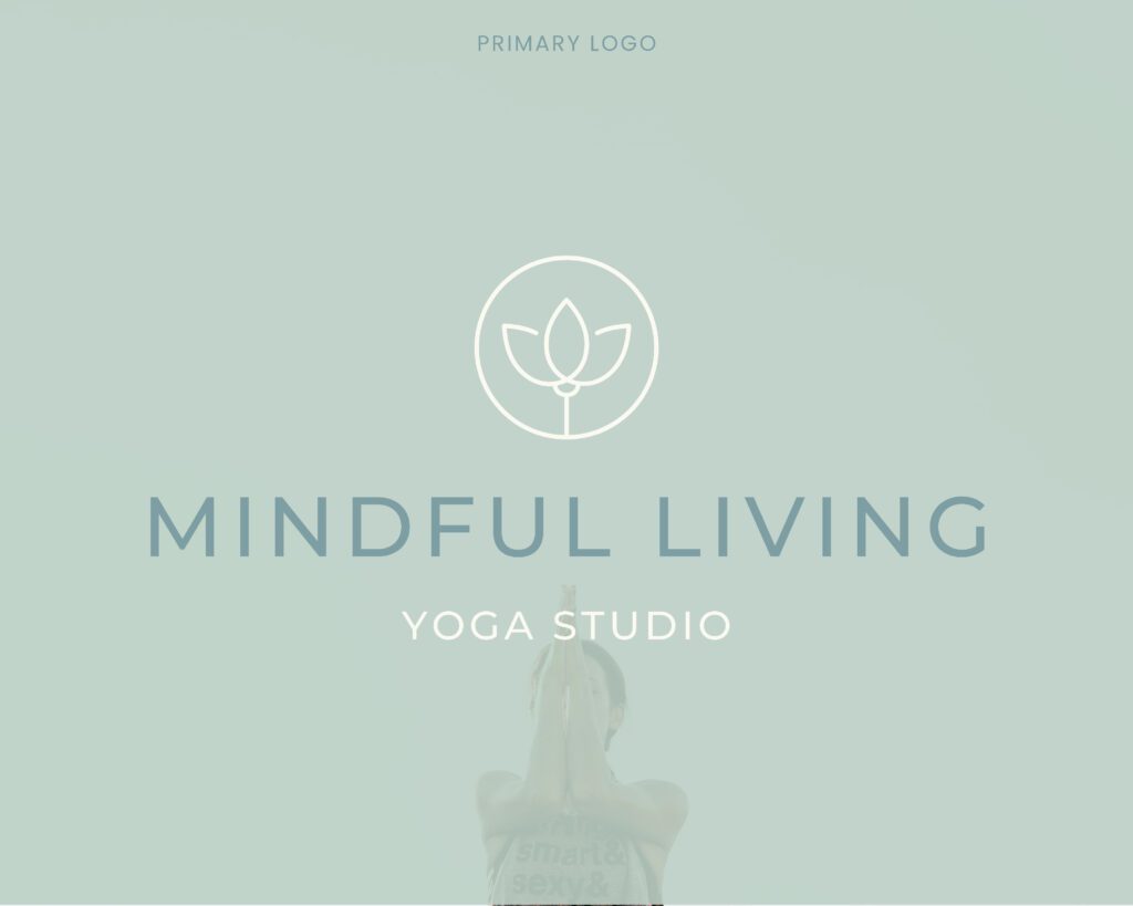 Customisable Canva Logo Template - Yoga Studio Logo 3